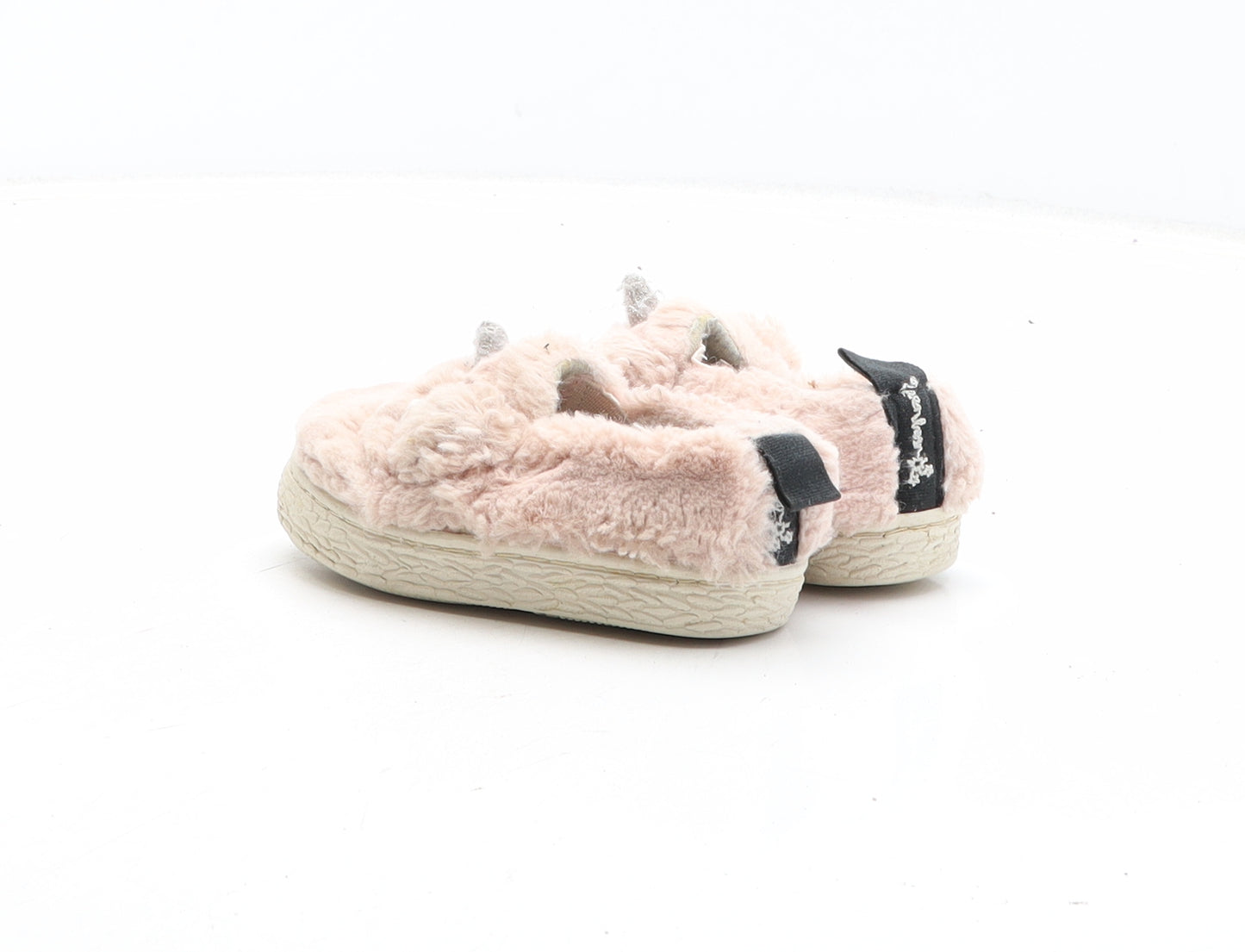 Zara Girls Pink Synthetic Slip On Casual UK 4 20 - Unicorn Detail UK Size Estimated 4