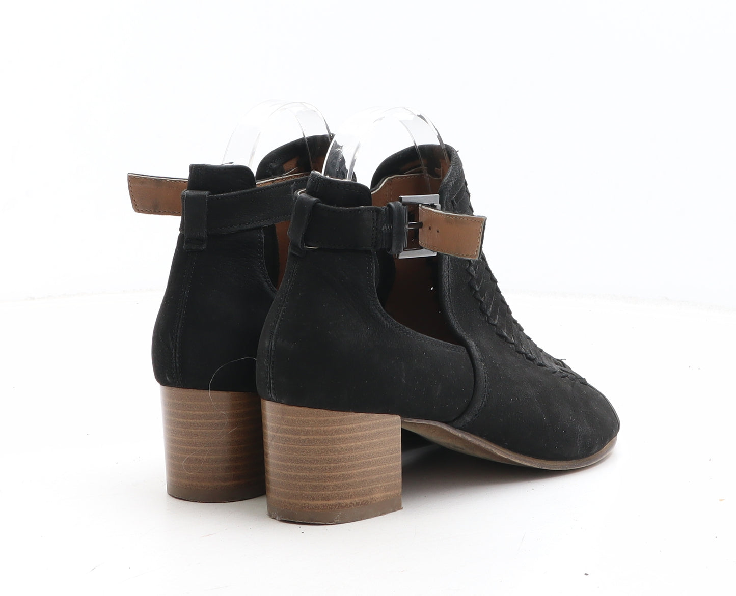 Marks and Spencer Womens Black Suede Bootie Boot UK