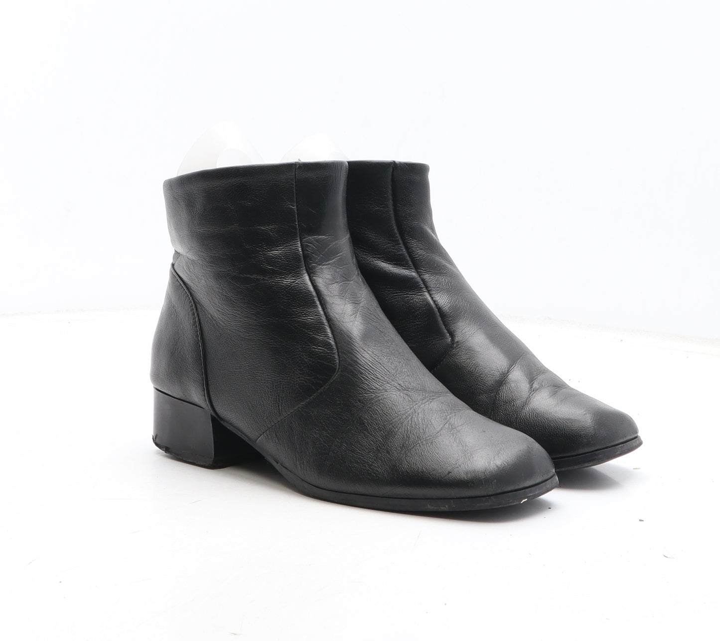 F.A.X Womens Black Synthetic Bootie Boot UK