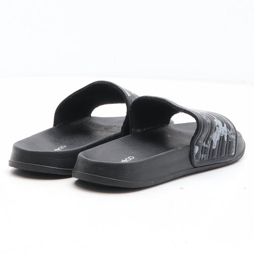 PEP&CO Boys Black Camouflage Synthetic Slider Sandal UK 13
