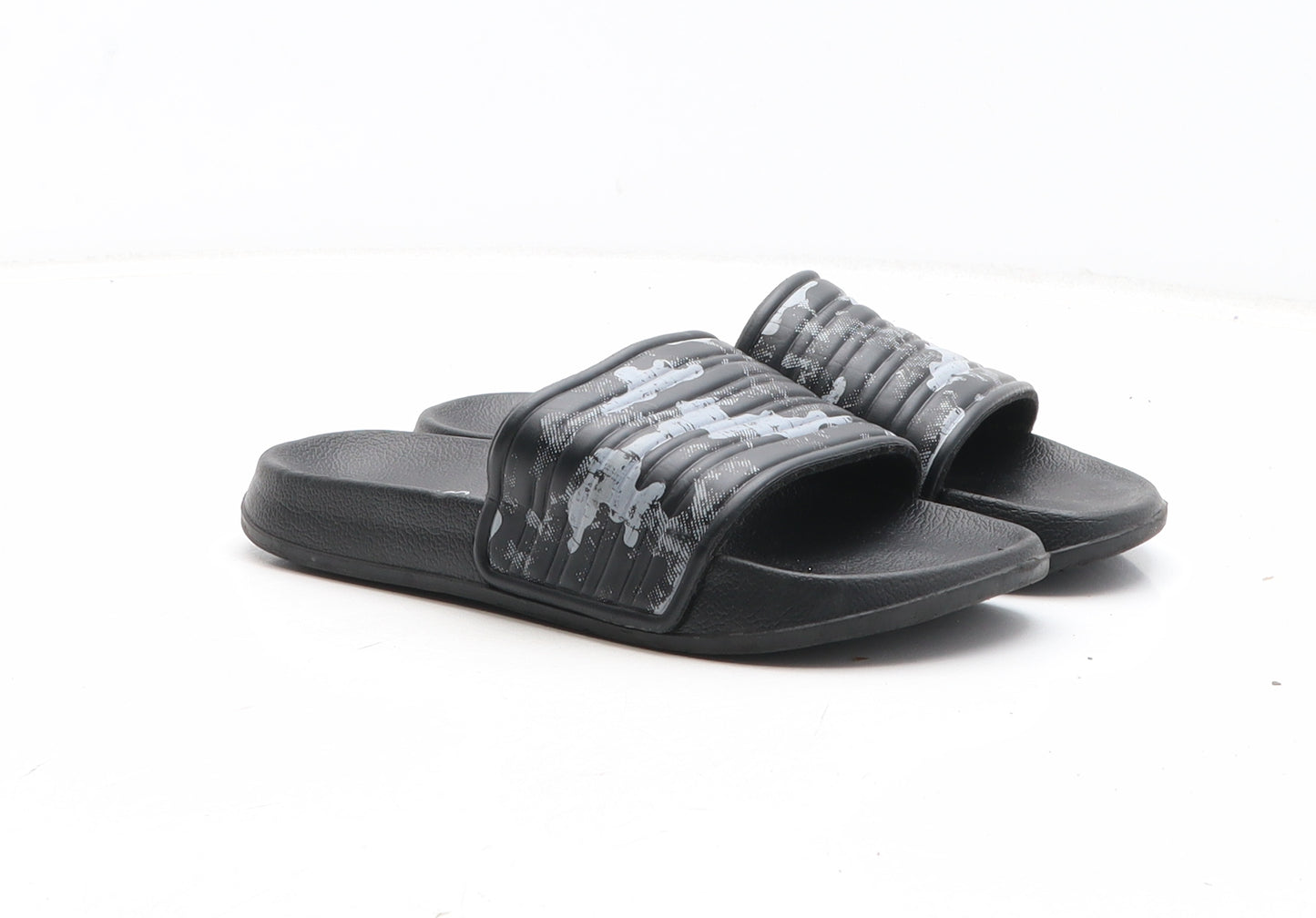 PEP&CO Boys Black Camouflage Synthetic Slider Sandal UK 13