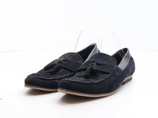 Studio Mens Blue Synthetic Loafer Casual UK 9