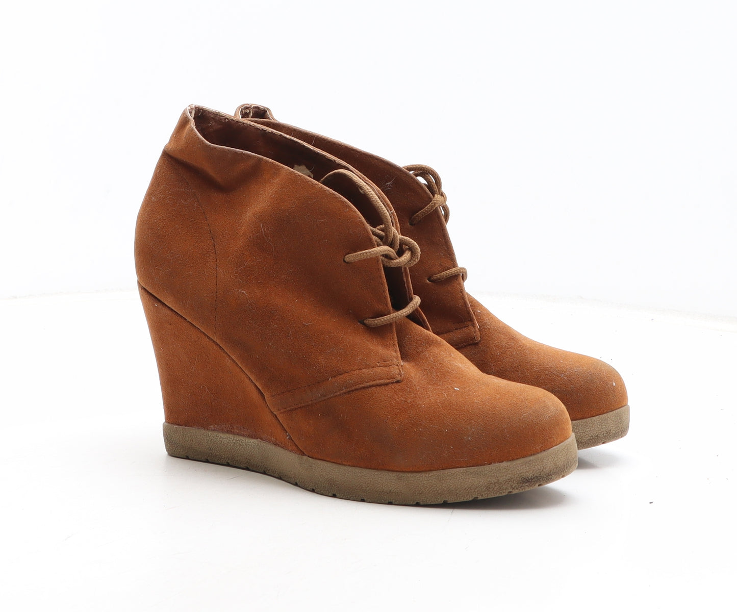 Atmosphere Womens Brown Synthetic Desert Boot UK