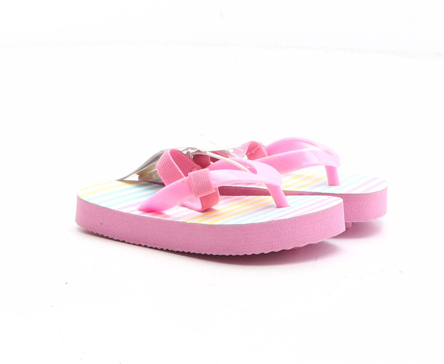 Mothercare Girls Pink Synthetic Thong Sandal UK 4