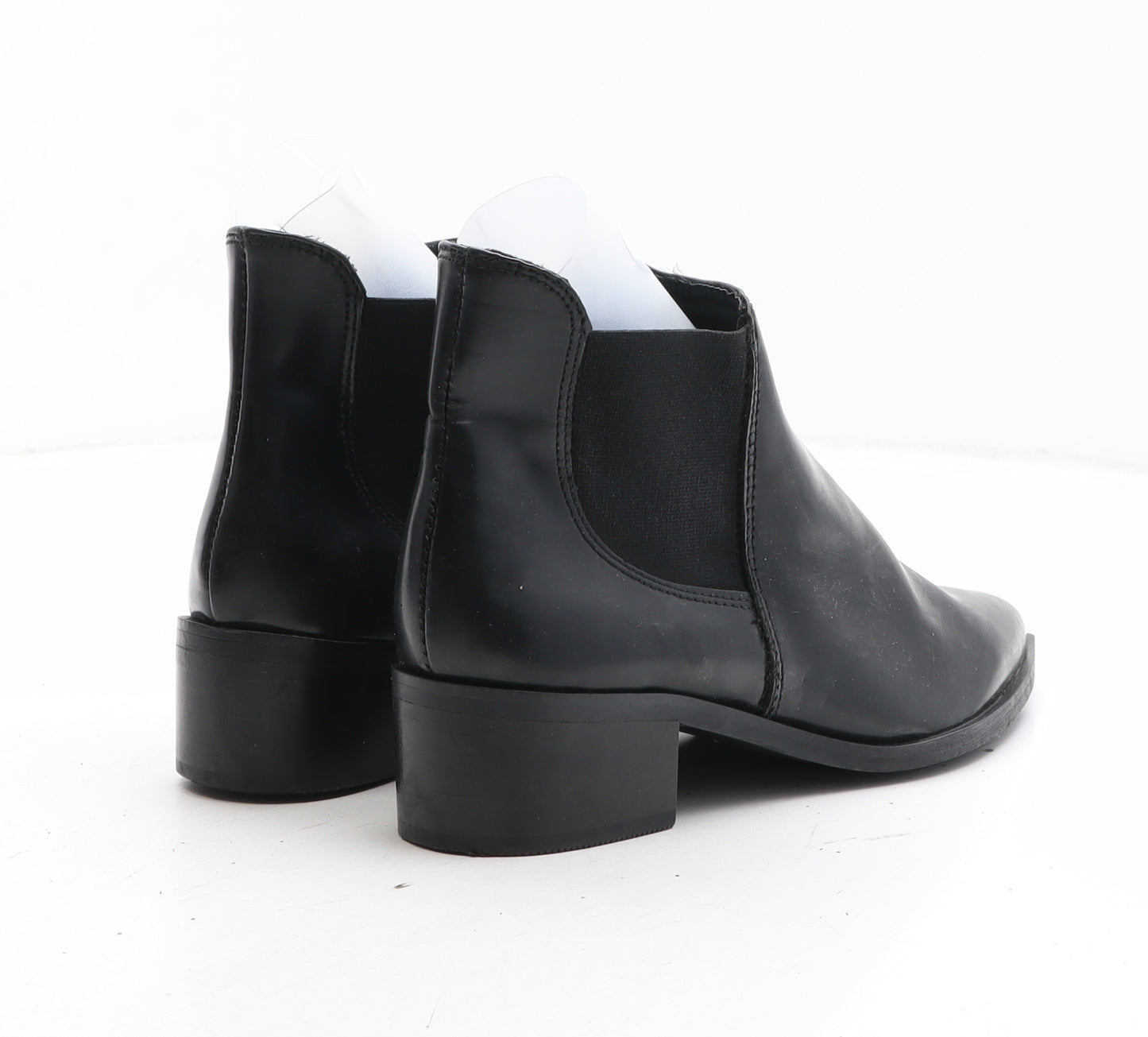 Warehouse Womens Black Leather Chelsea Boot UK