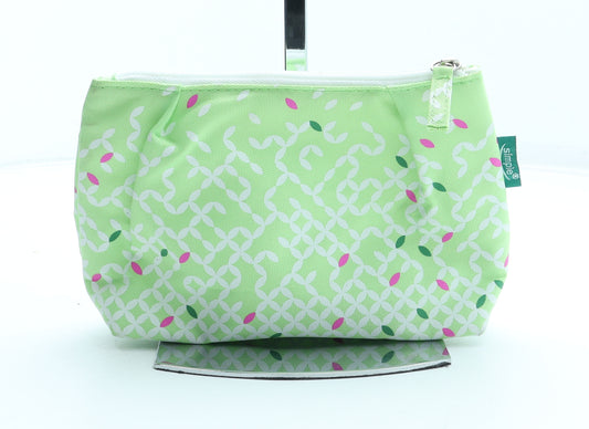 Simple Womens Green Geometric Polyester Clutch Size Small