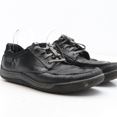 Clarks Mens Black Synthetic Boat Shoe Casual UK 10