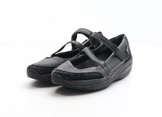 NEXT Womens Black Synthetic Slip On Casual UK