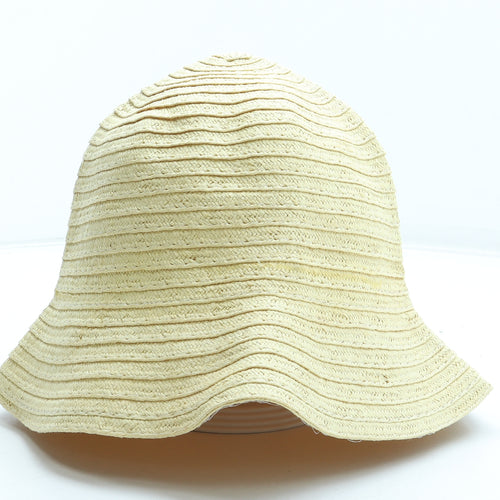 Preworn Womens Beige Polyester Sun Hat One Size