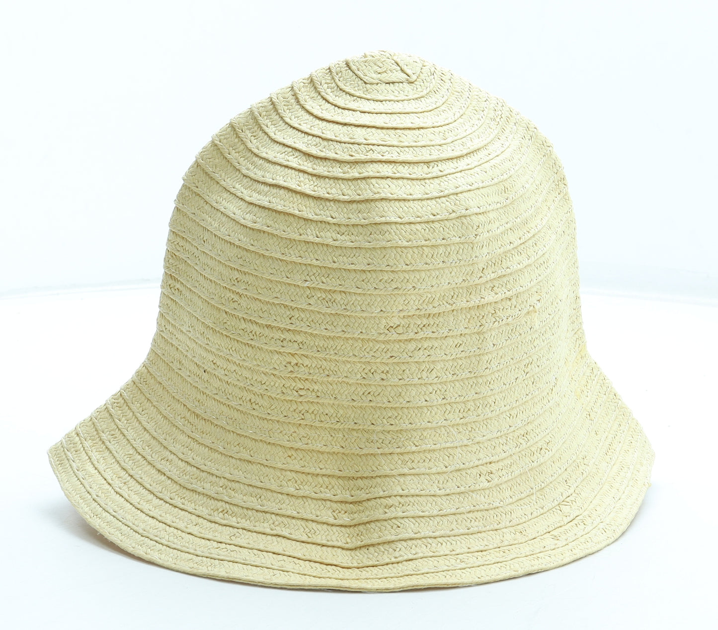 Preworn Womens Beige Polyester Sun Hat One Size
