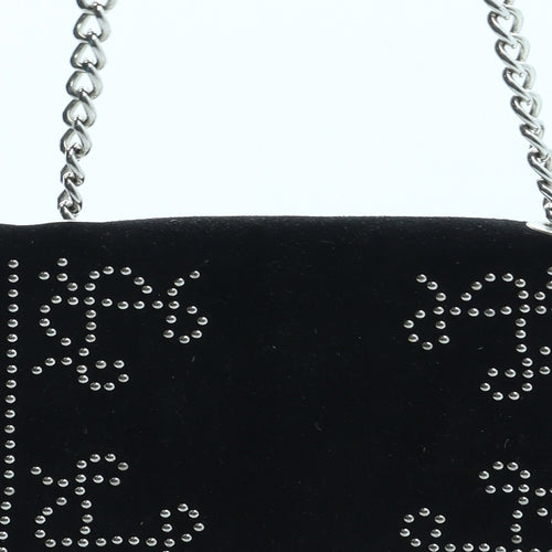 Primark Womens Black Geometric Polyurethane Shoulder Bag Size Small