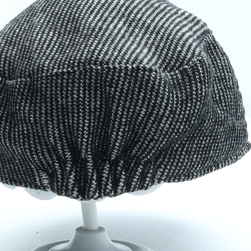 Matalan Womens Grey Geometric Polyester Peaked Cap One Size