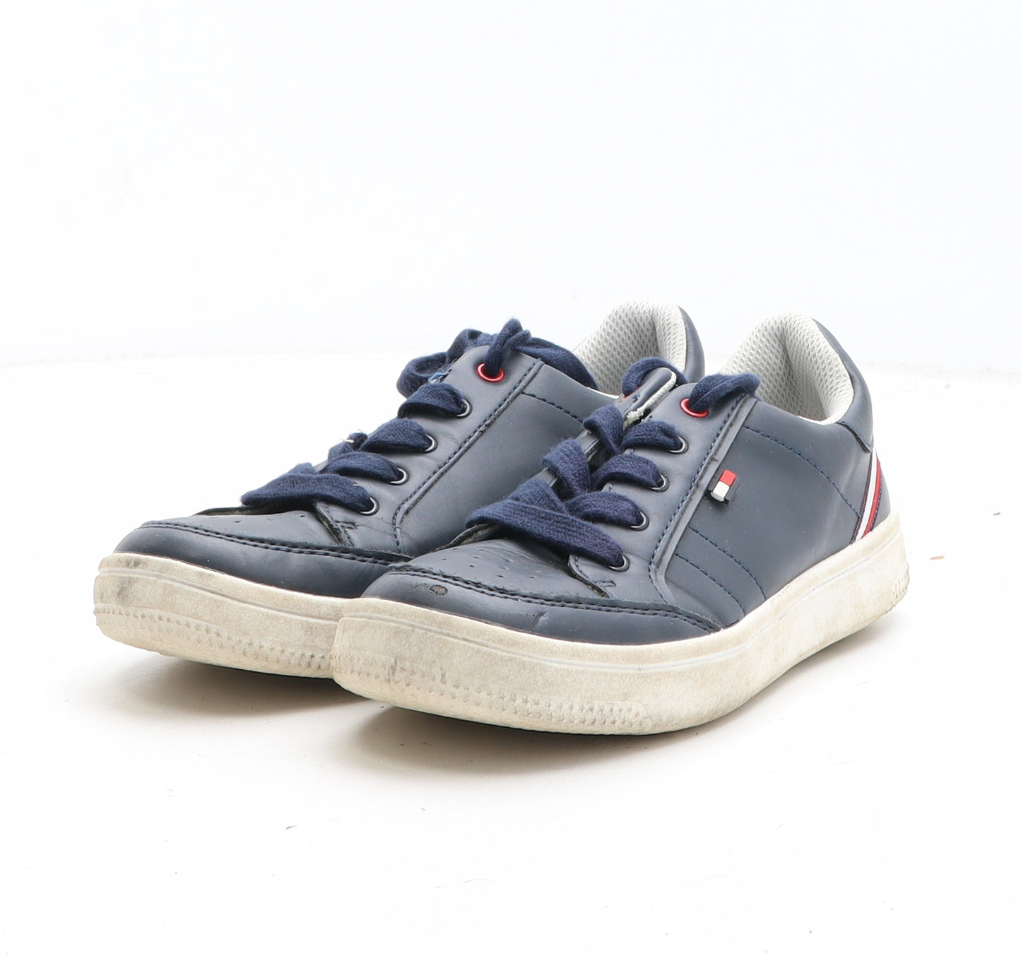 Tommy Hilfiger Boys Blue Synthetic Trainer UK 2