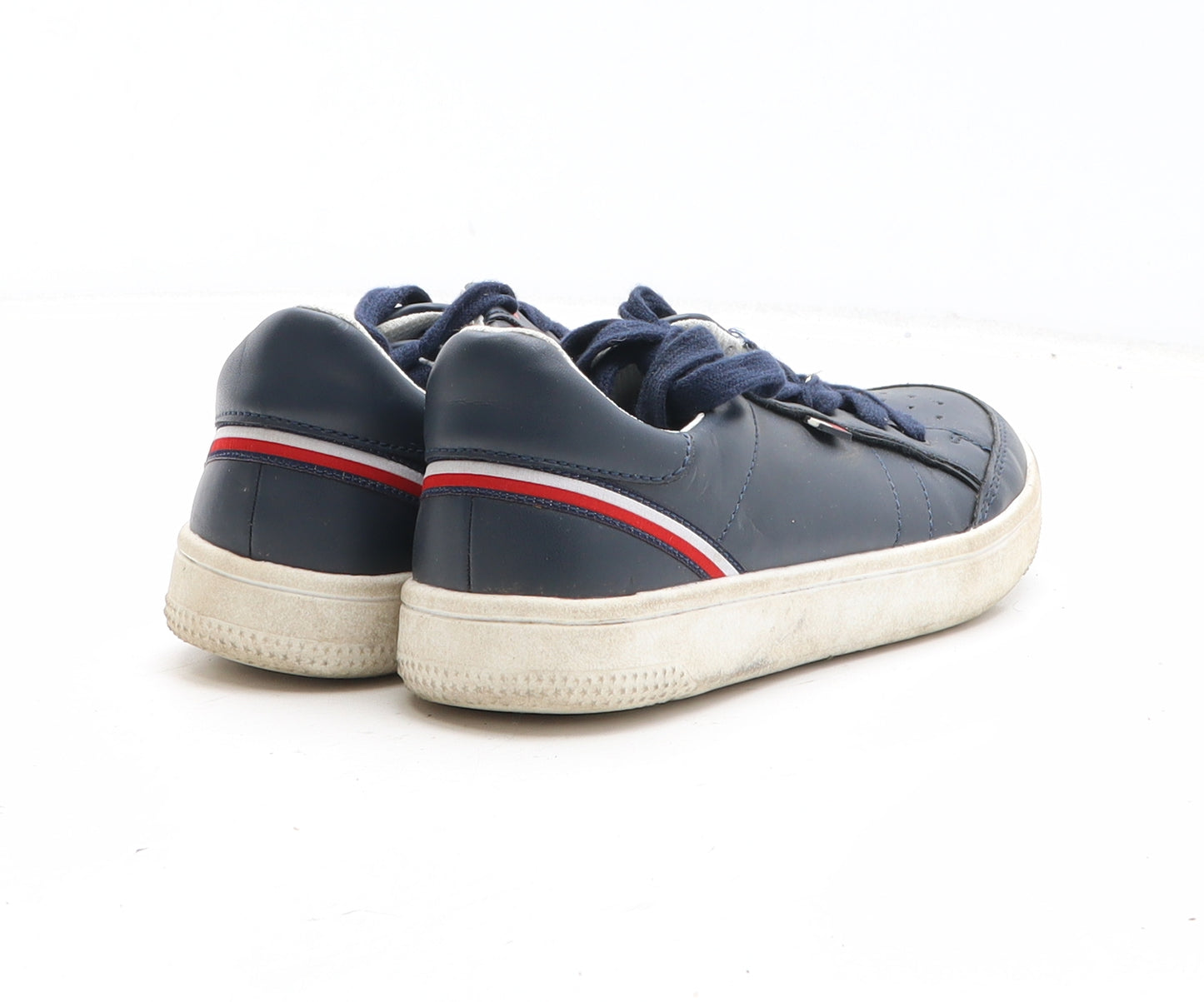 Tommy Hilfiger Boys Blue Synthetic Trainer UK 2