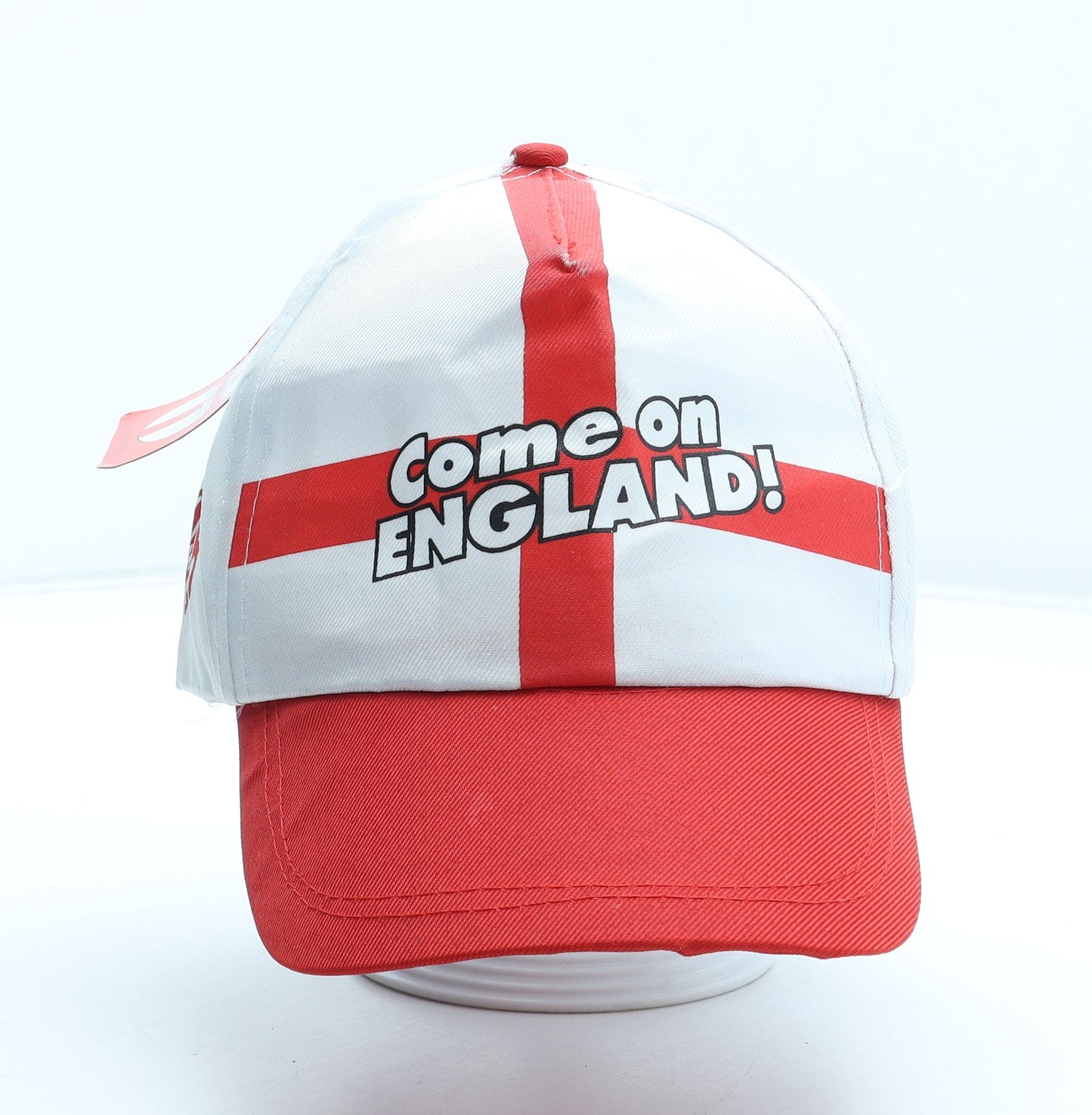 England Mens Multicoloured Geometric Polyester Snapback Size Adjustable - Come on England