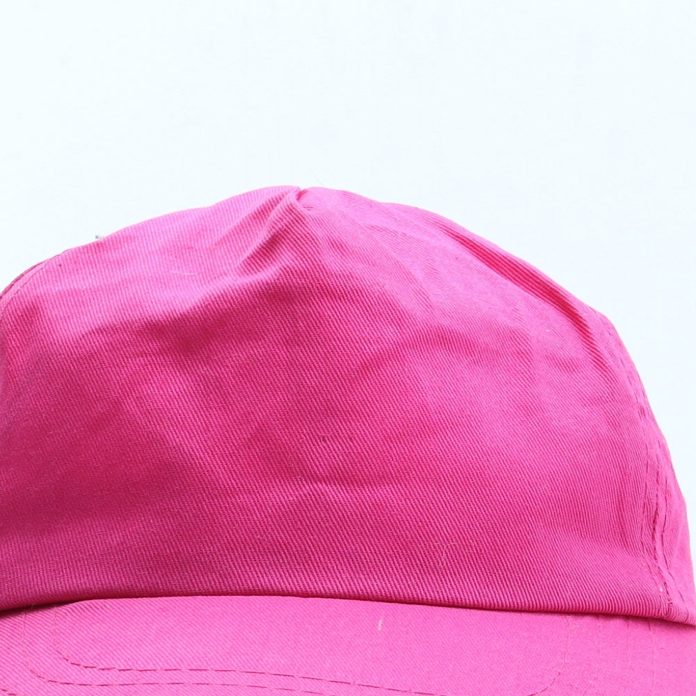 Preworn Womens Pink Polyester Snapback Size Adjustable