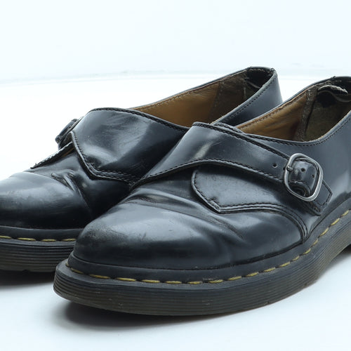 Dr. Martens Womens Black Leather Slip On Casual UK