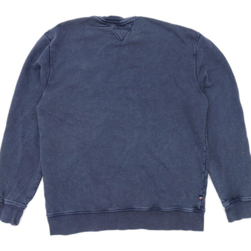 Tommy Hilfiger Mens Size XL Cotton Blend Blue Nyc Sweatshirt