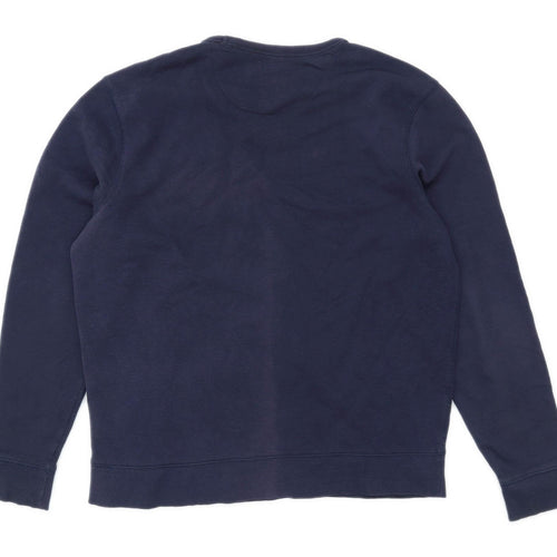 TU Mens Size L Cotton Blend Blue Sweatshirt