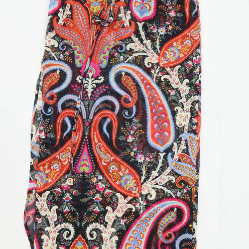 Tempesta Womens Size 4 Paisley Multi-Coloured Wrap Skirt (Regular)