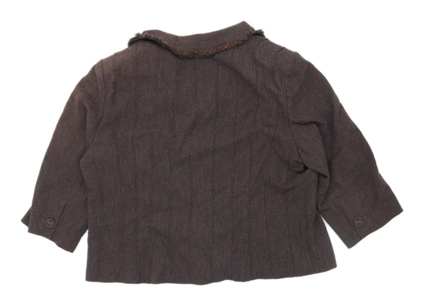 Windsmoor Womens Size 20 Cotton Blend Brown Jacket
