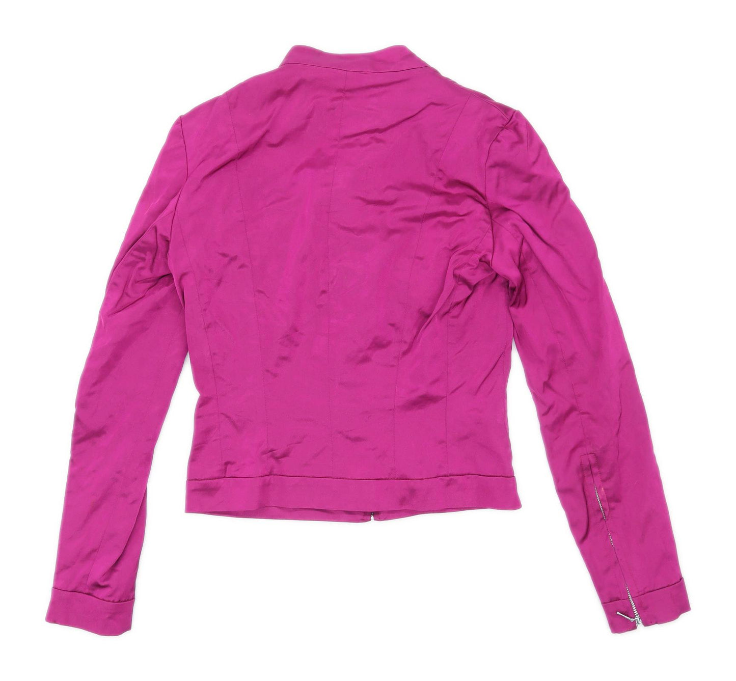 Oasis Womens Size 8 Pink Harrington Jacket