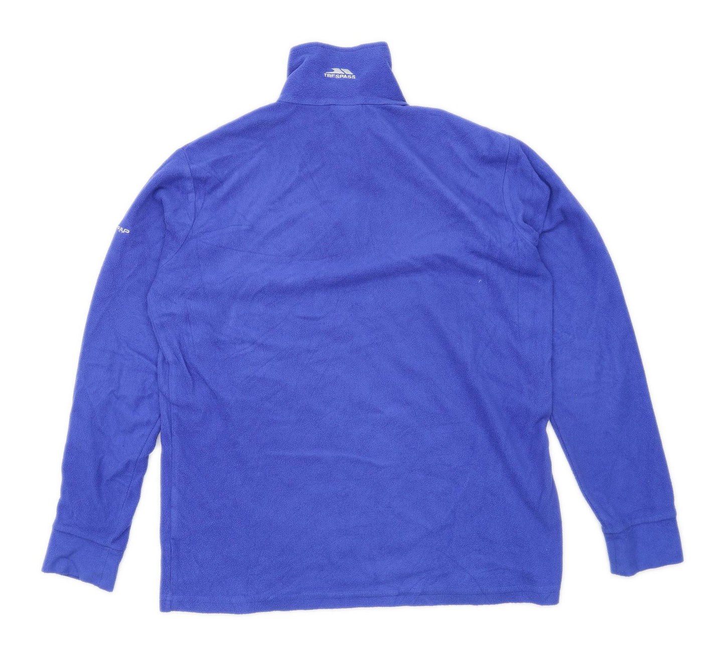 Trespass Mens Size 2XS Blue Quarter Zip Fleece Jacket