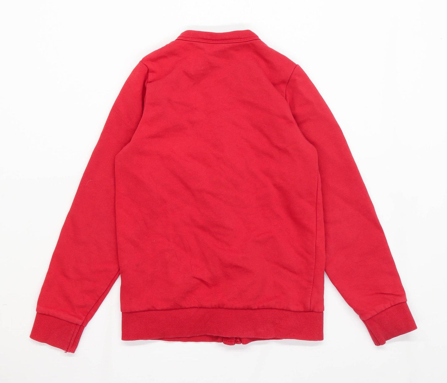 TU Girls Red School Button Up Cardigan Age 7 Years