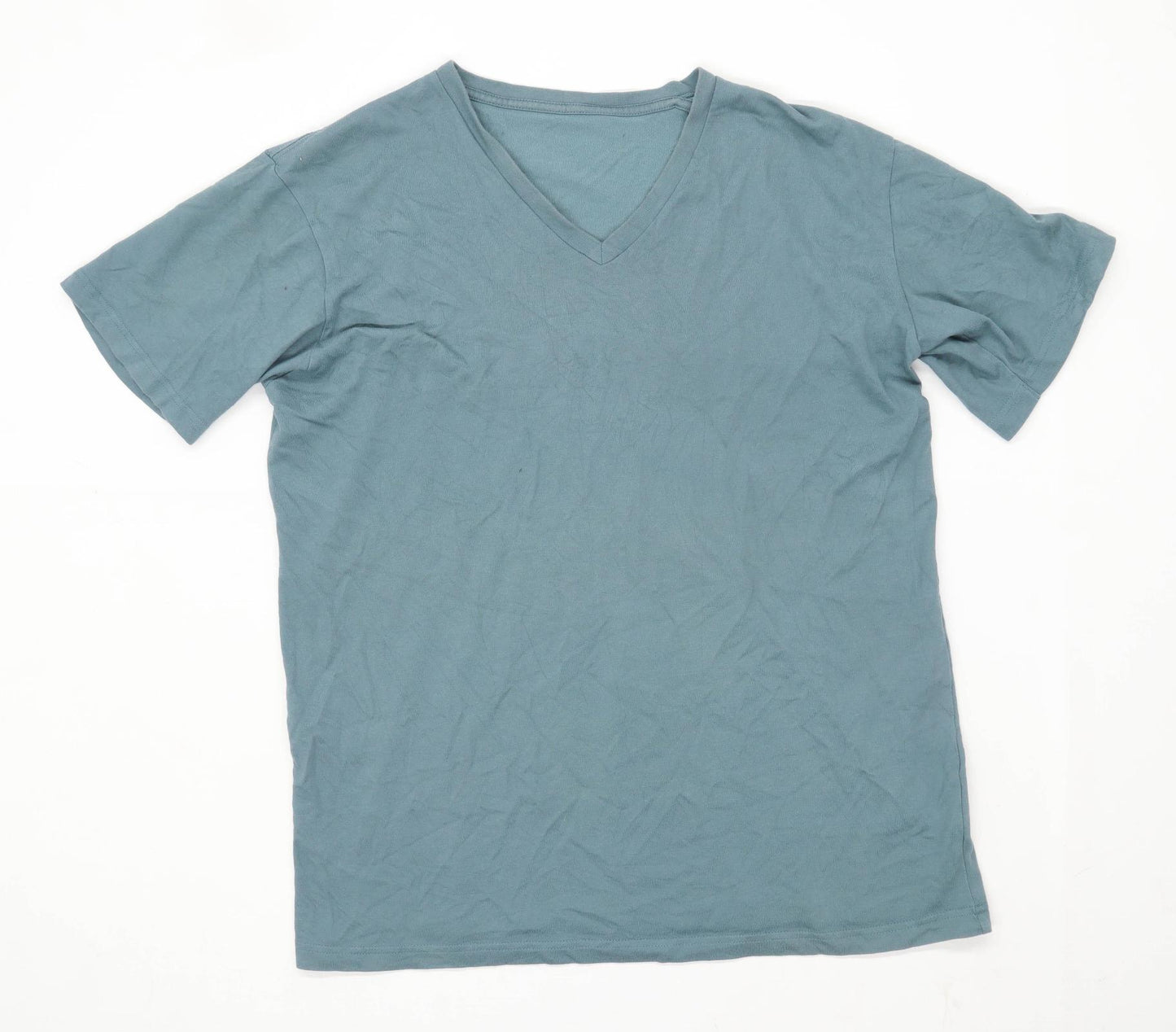Uniqlo Mens Size L Cotton Blend Green T-Shirt