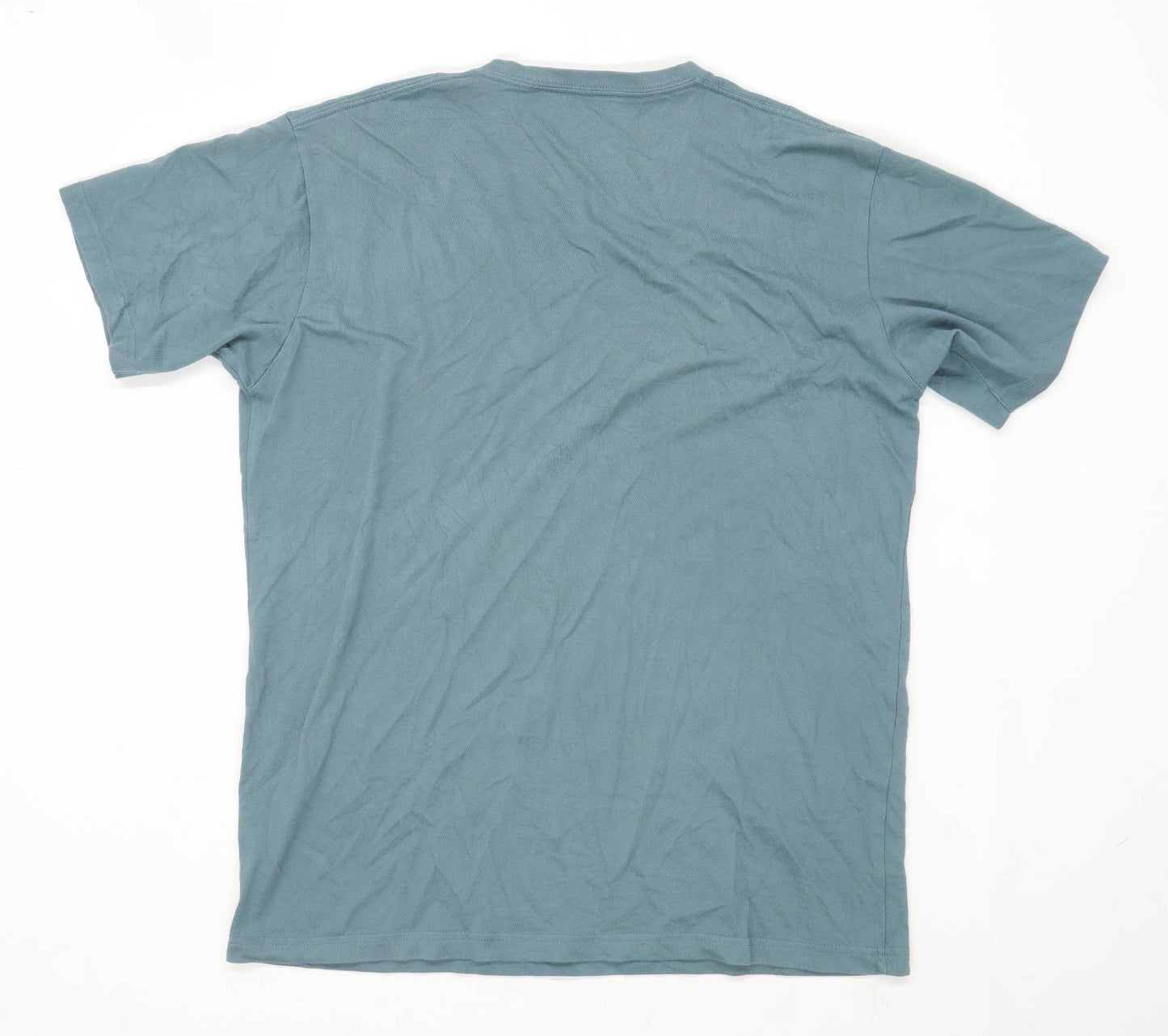Uniqlo Mens Size L Cotton Blend Green T-Shirt