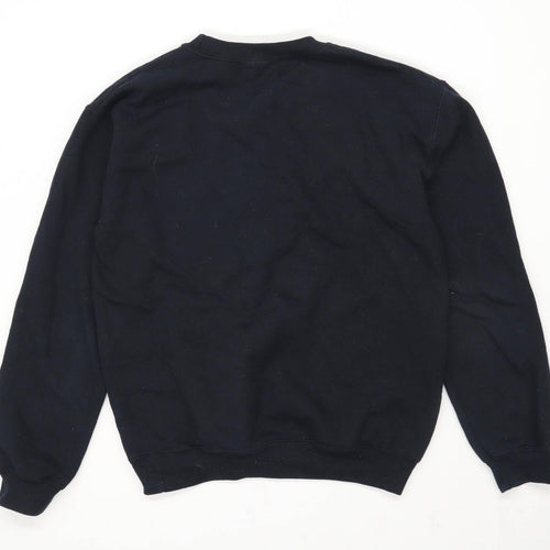 Topman Mens Size S Cotton Blend Graphic Black French Fries Sweatshirt