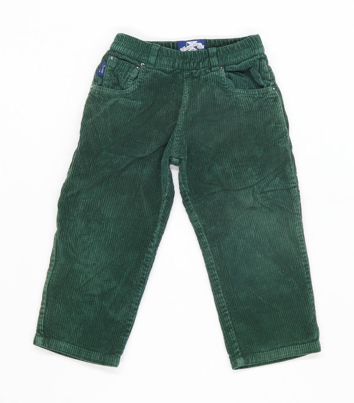 Thomas Brown Boys Green Trousers Age 3 Years