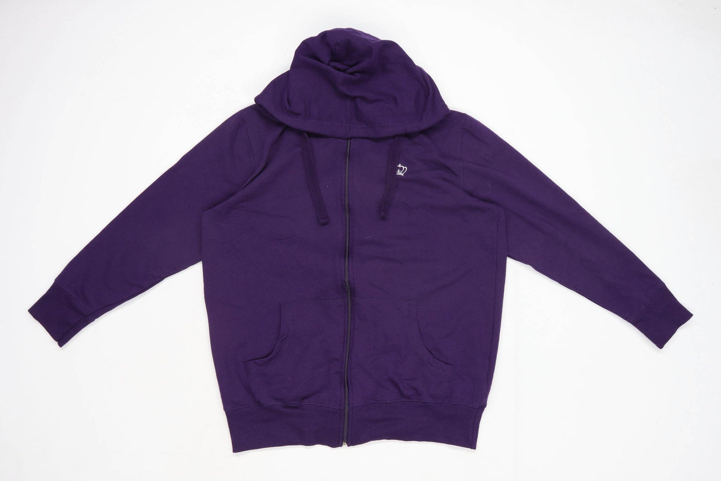 Yours Womens Size 16 Cotton Blend Purple Hoodie (Regular)