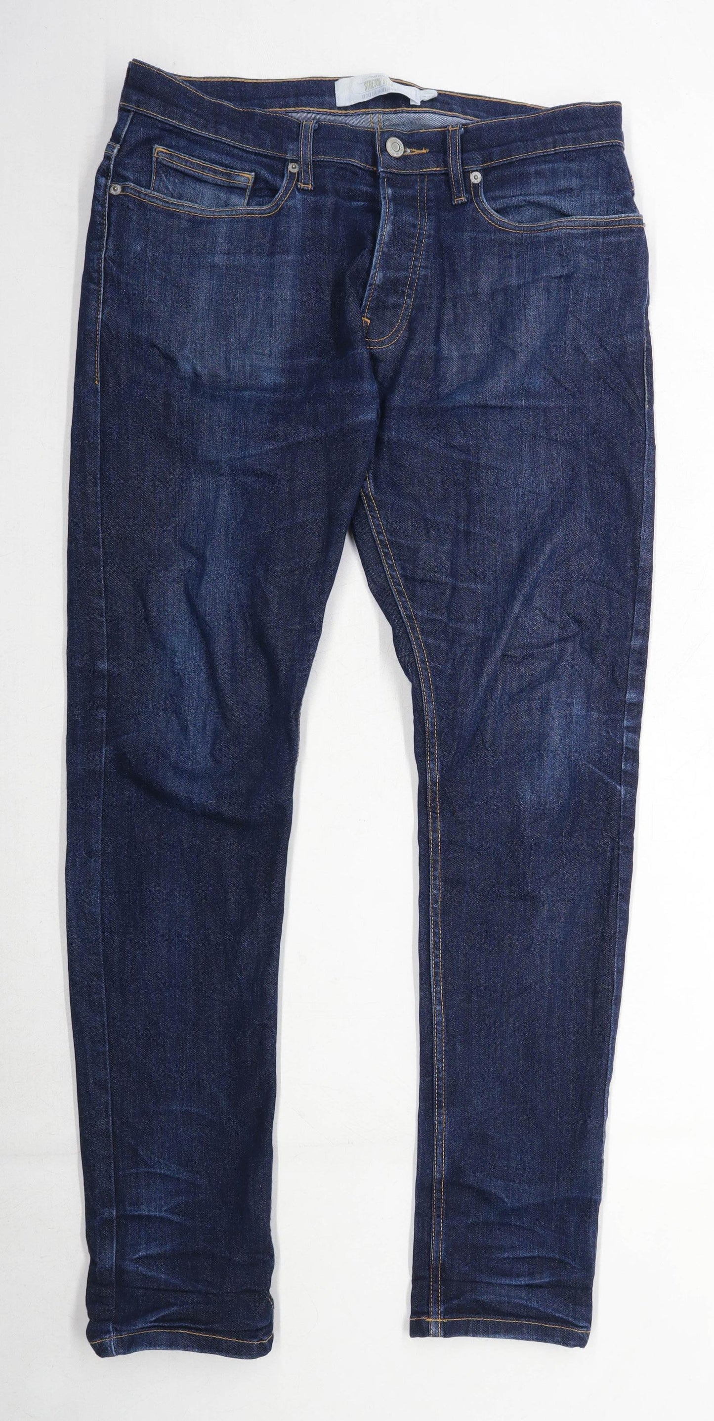 Topman Mens Blue Denim Jeans Size W34/L30