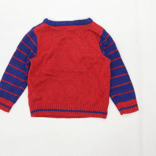 George Boys Graphic Blue Monster Jumper Age 2-3 Years