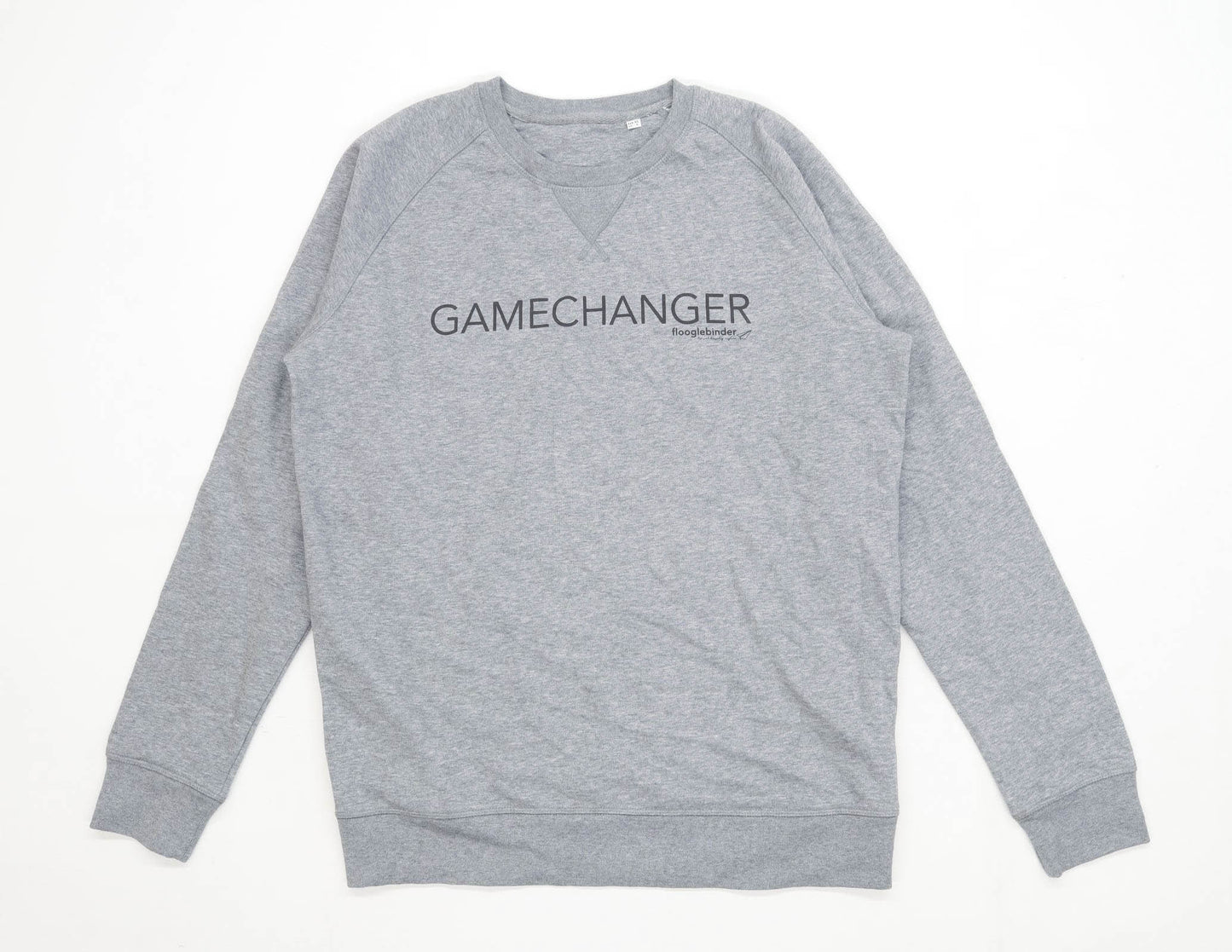 Stanley Stella Mens Size XL Cotton Blend Graphic Grey Gamechanger Sweatshirt