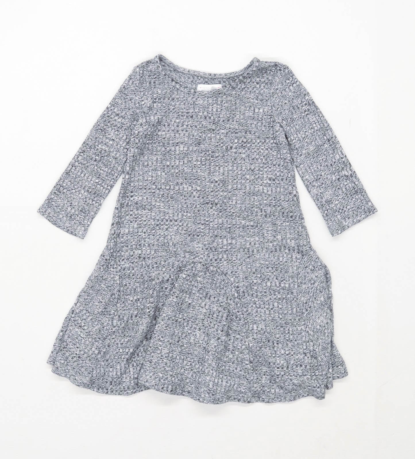 The Childrens Place Girls Grey Dress Age 5 Years