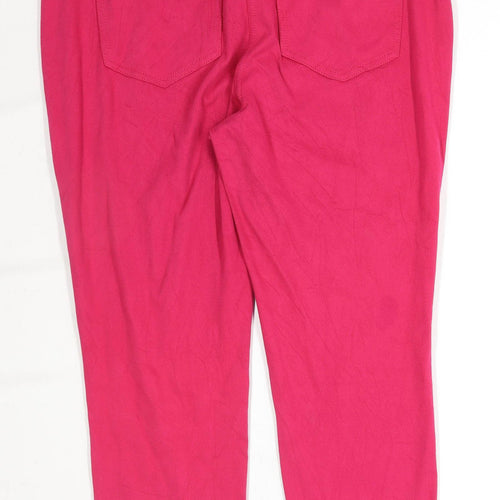 Womens Next Pink Cotton Blend Jeggings Size 16/L22