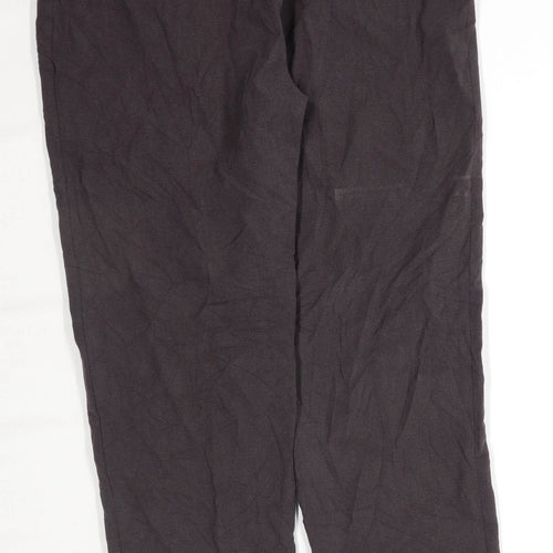 Womens Principles Brown Petite Trousers Size 14/L26