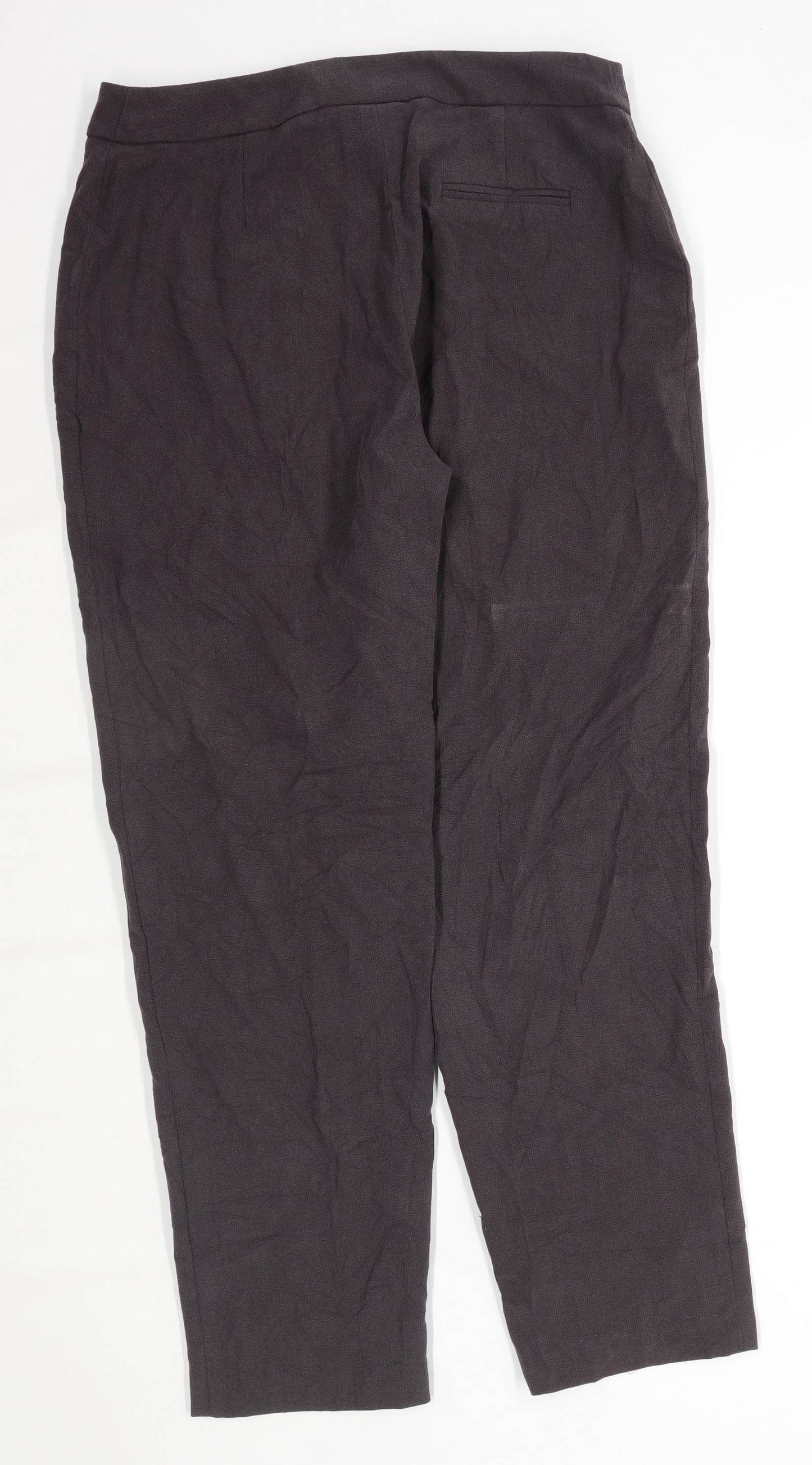 Womens Principles Brown Petite Trousers Size 14/L26