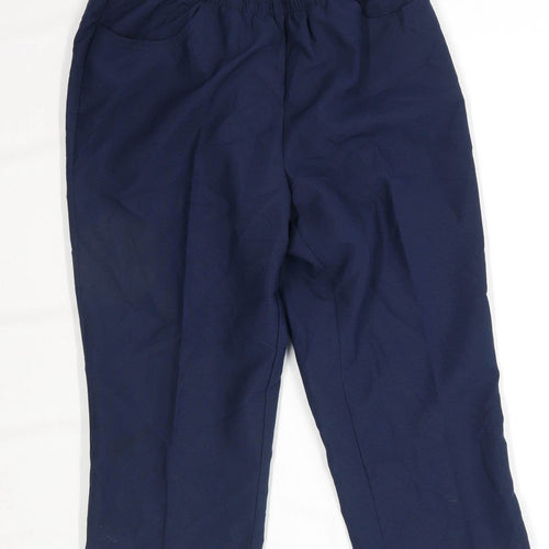 Womens Preworn Blue Trousers Size 12/L19