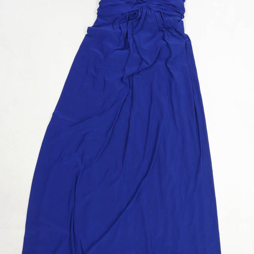 Phase Eight Womens Size 10 Blue Maxi Dress (Regular)