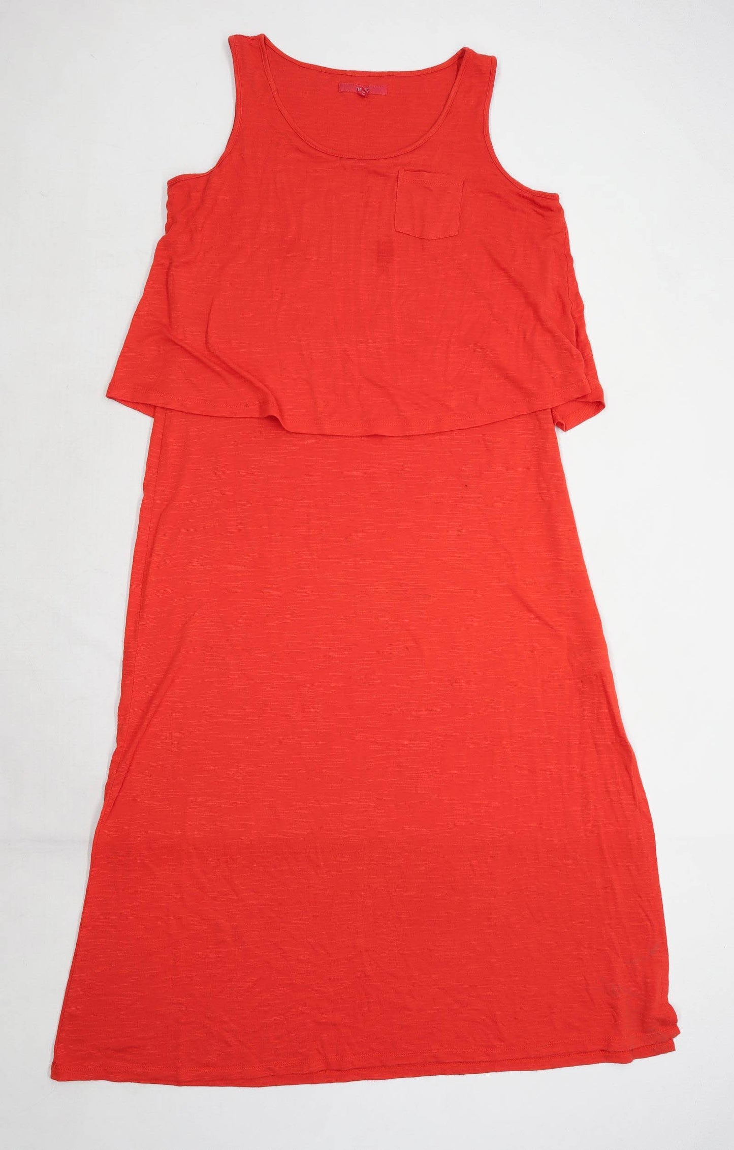 Next Womens Size 16 Red Maxi Dress (Regular)