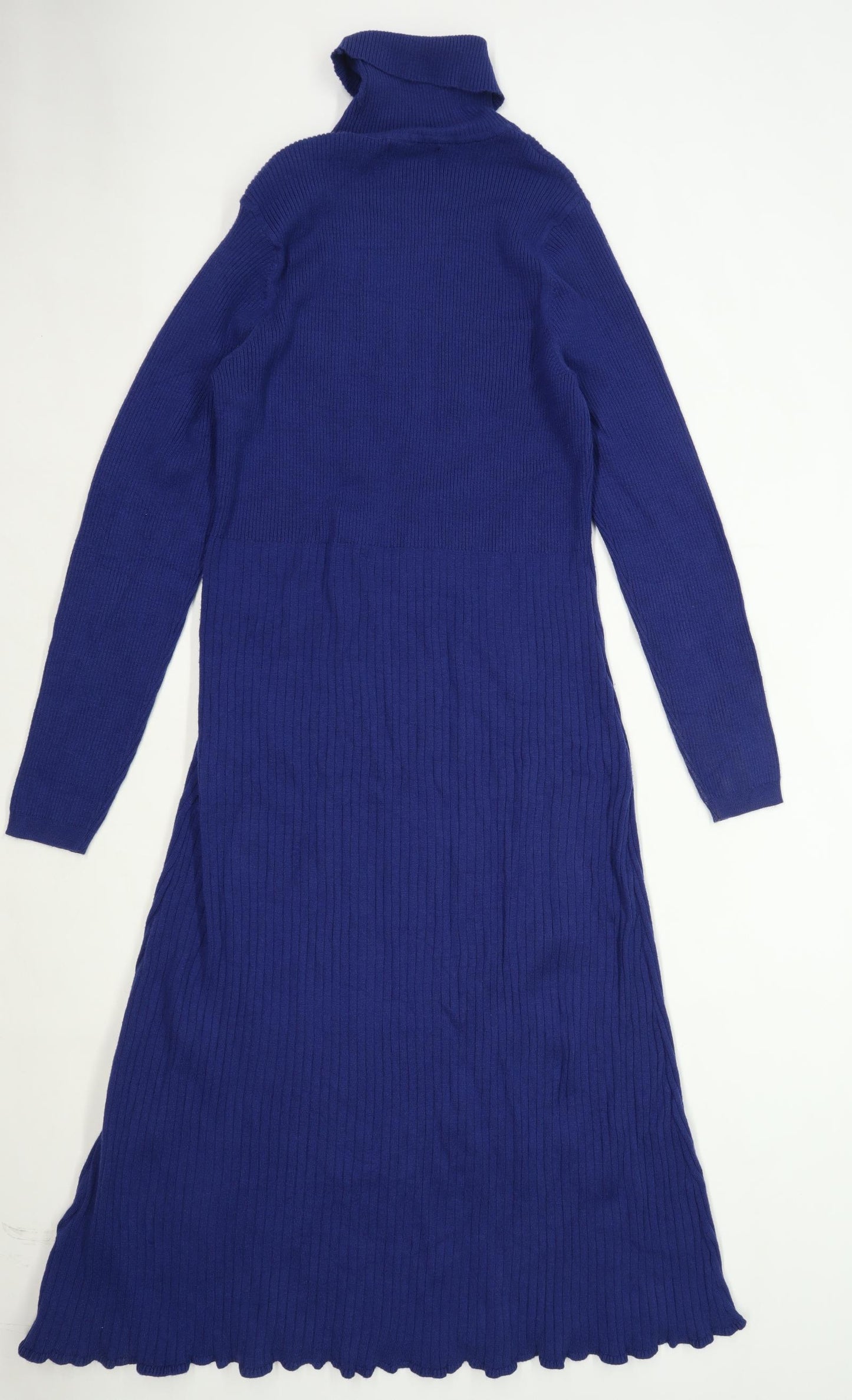 Marks & Spencer Womens Size L Blue Maxi Dress (Regular)