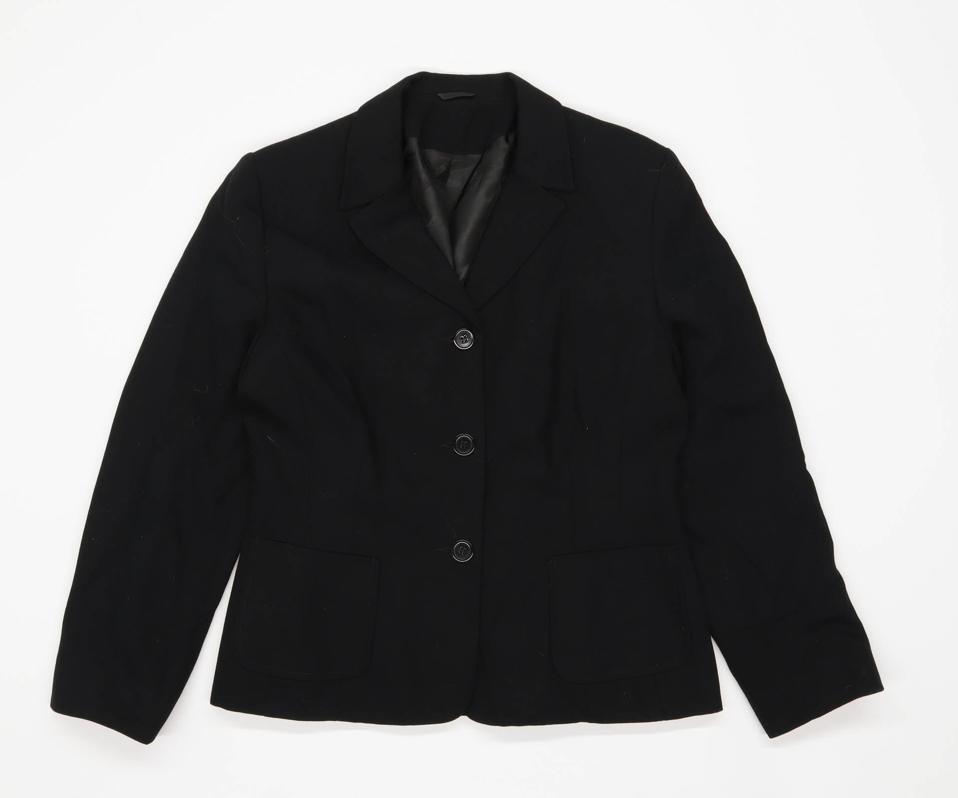 Principles Womens Size 12 Black Suit Jacket (Petite) – Preworn Ltd