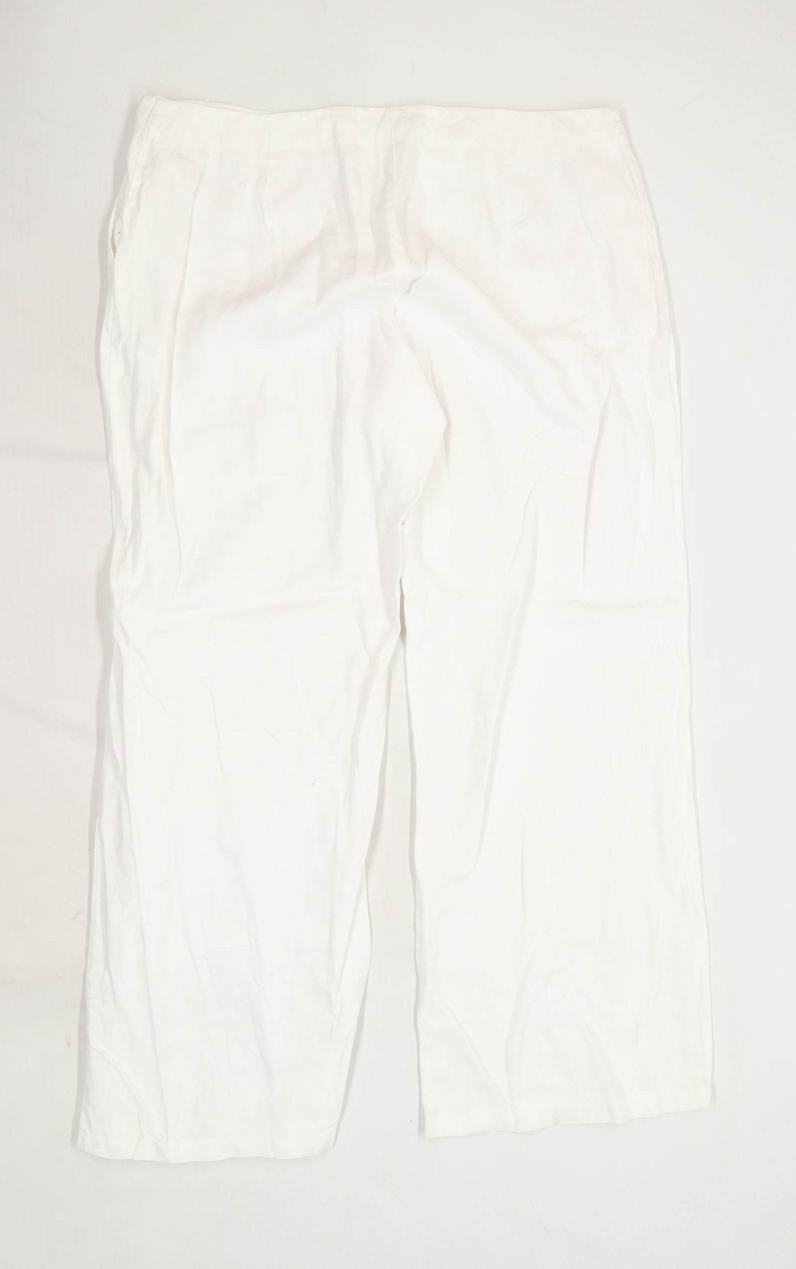 Pure Linen Tapered Trousers | White Stuff | M&S