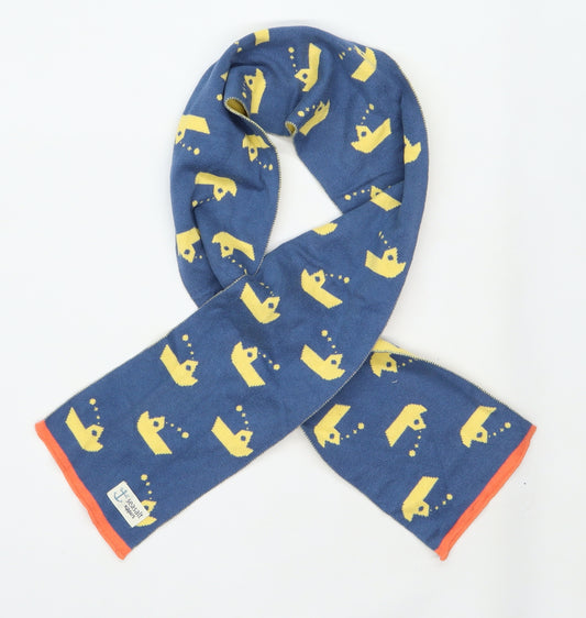 Preworn Boys Blue  Knit Scarf  Size Regular  - Pacman