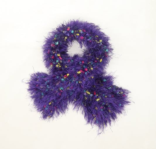 Preworn Girls Purple  Knit Scarf Scarves & Wraps One Size  - Fluffy
