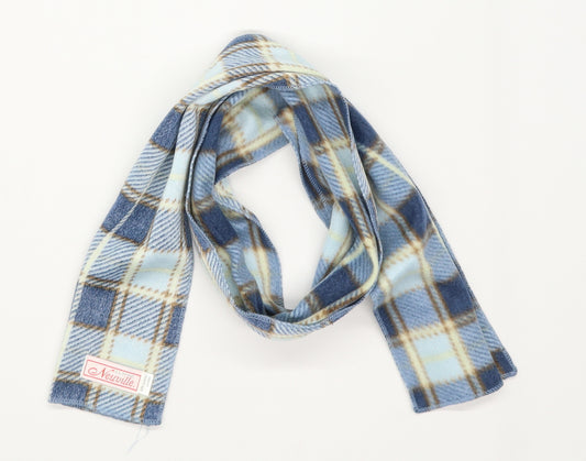 Claire Neuville Boys Multicoloured Check Knit Scarf  One Size