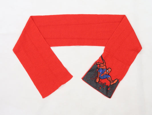 Spider Man Boys Red  Knit Scarf  Size Regular